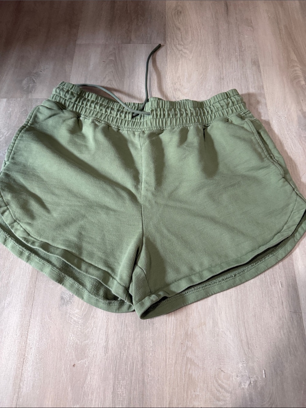 Gymshark Olive Green Athletic Lounge Shorts size small